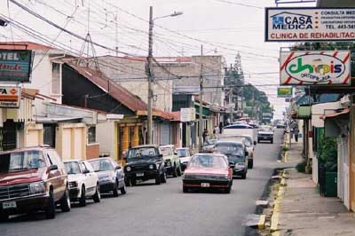 Streets of Alajuela, Costa Rica