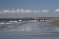 The South Atlantic beach at Las Grutas