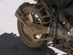 The bike in Villazon, after 200 miles of dirt, rock and sand