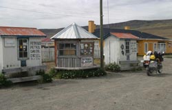 Gas station close to the Chile/Argentina border crossing at Cero Castillo