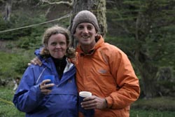 Jess and Peter, teachers from the Lake District in England, whom I first met in Quito
