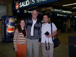 Patricia, Tom and Marcos.  September 2004