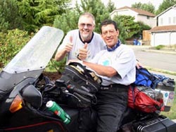 Ricardo Rocca at our house in Seattle - summer2003