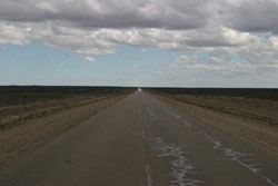 Argentina Ruta 3 in eastern Patagonia