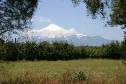 9,000 foot Villarrica Volcano near Puncon